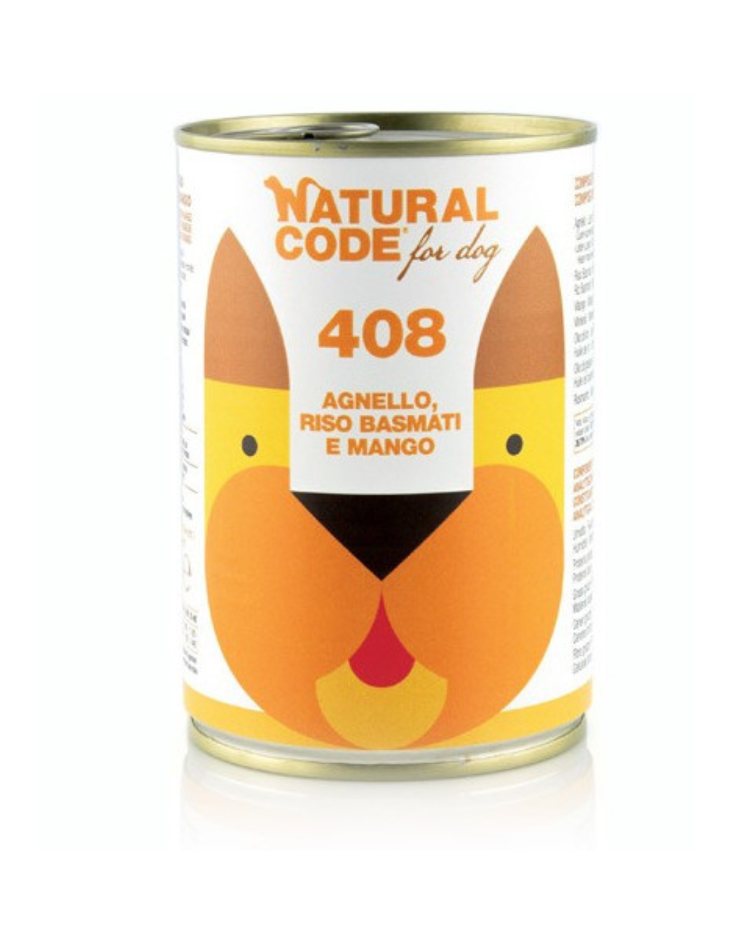 Natural Code - Per Cani 408 Agnello, Riso Basmati e Mango 400 gr
