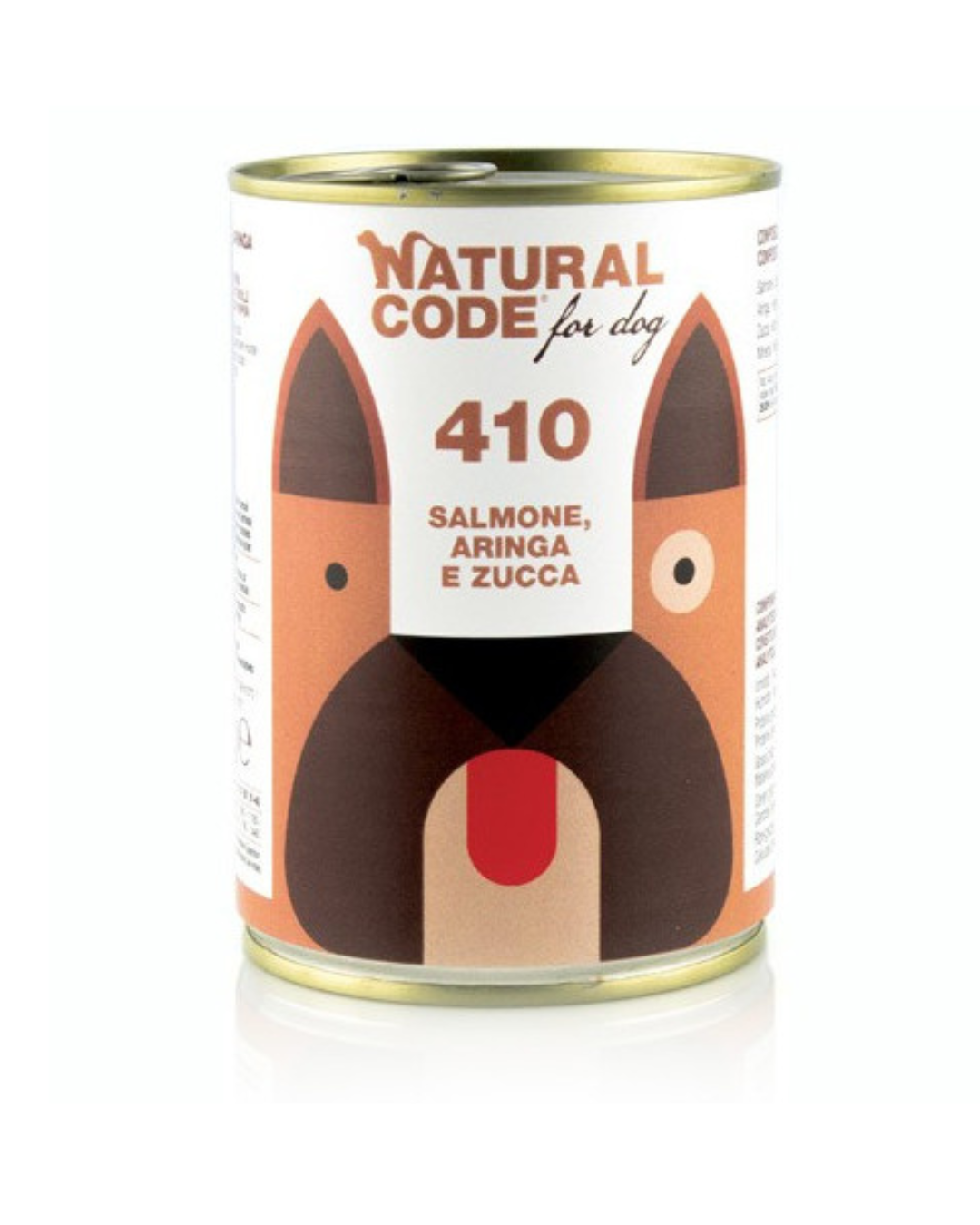 Natural Code - Per Cani 410 Salmone, Aringa e Zucca 400 gr