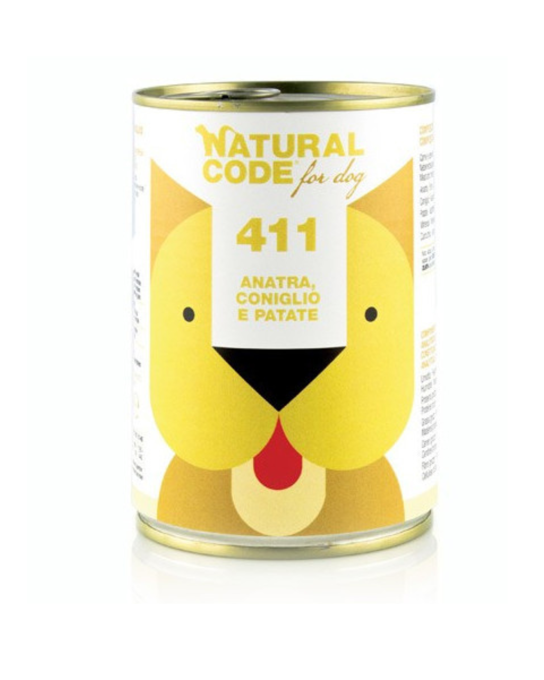 Natural Code - Per Cani 411 Anatra, Coniglio e Patate 400 gr