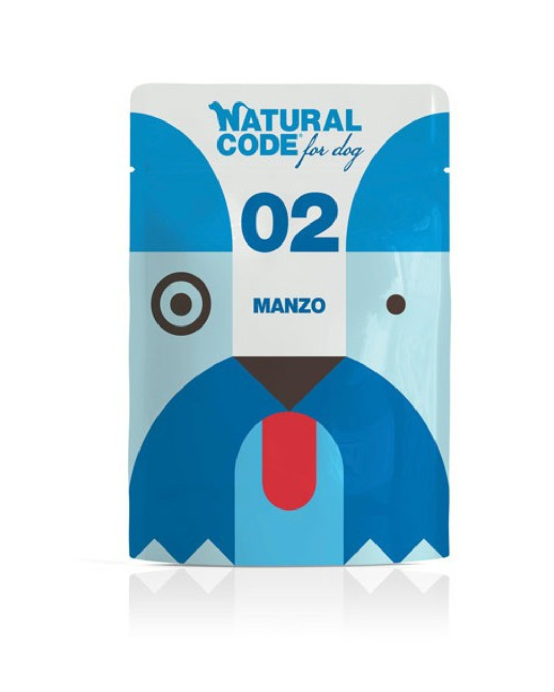 Natural Code 02 - Dog Adult Manzo 100 gr - Umido in Bustina