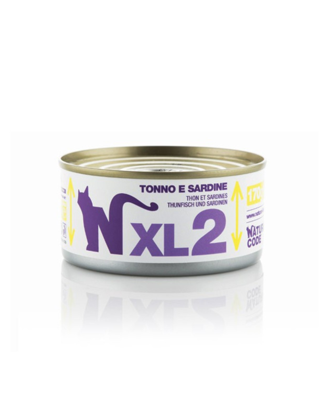 Natural Code XL 2 - Straccetti per gatti - Tonno e Sardine 170 gr