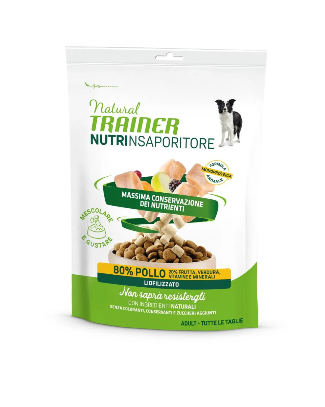 Natural Trainer - Adult All Breed Nutrinsaporitore - Pollo 120gr