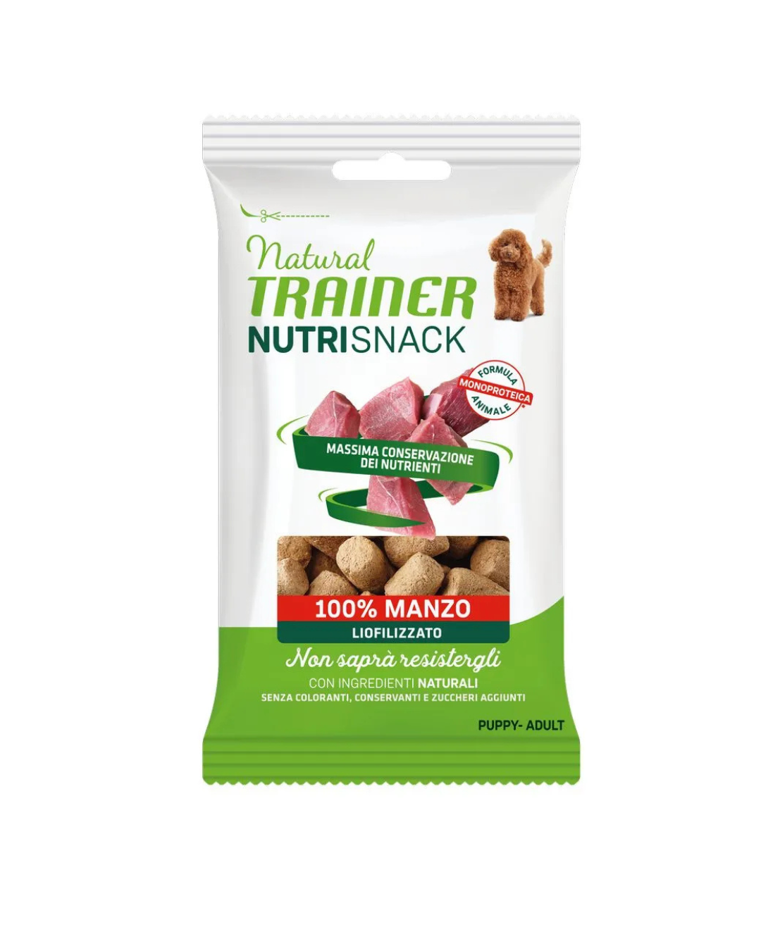 Natural Trainer - Adult All Breed Nutrisnack - Manzo 20gr