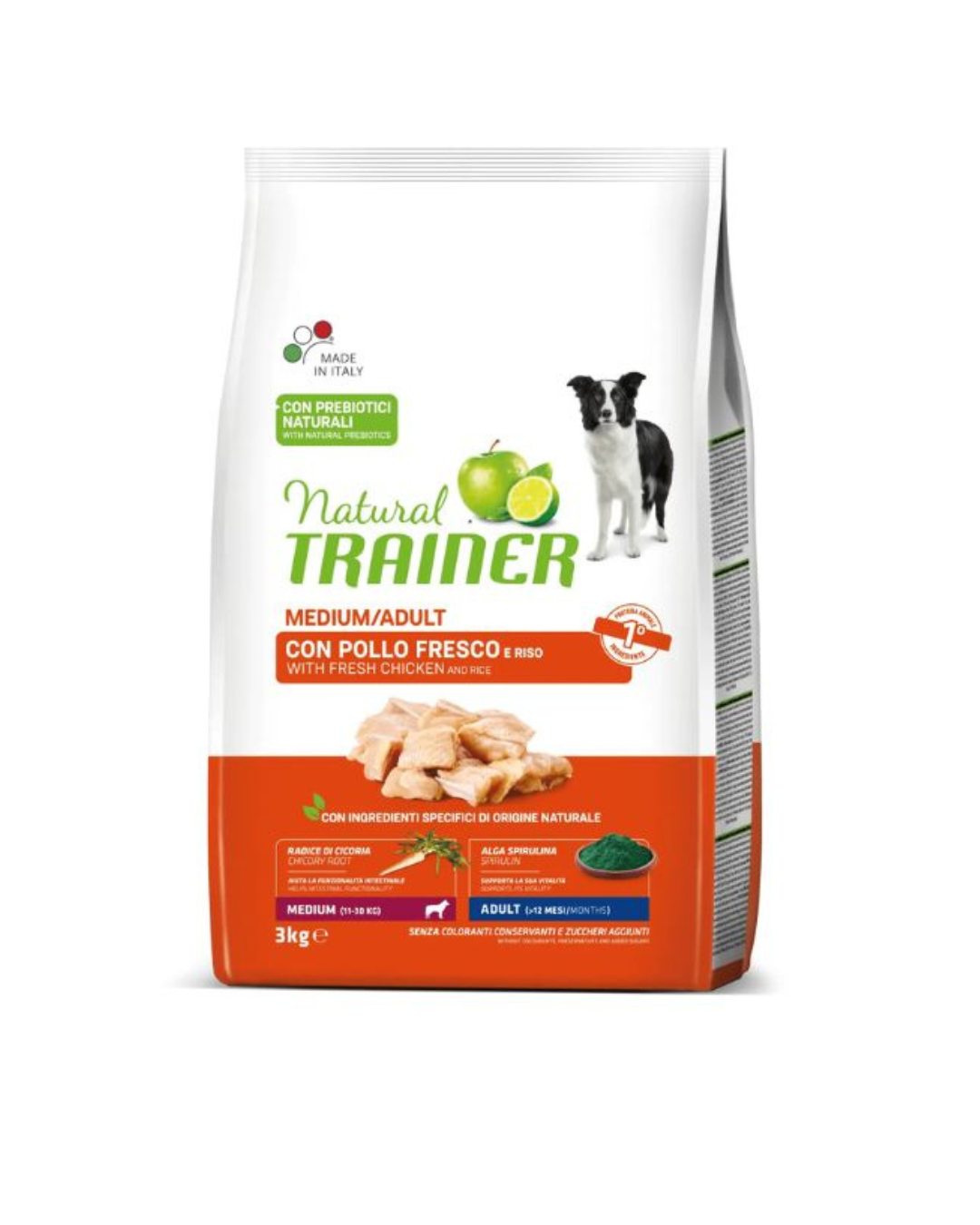 Natural Trainer - Adult Medium - Pollo e Riso 3kg