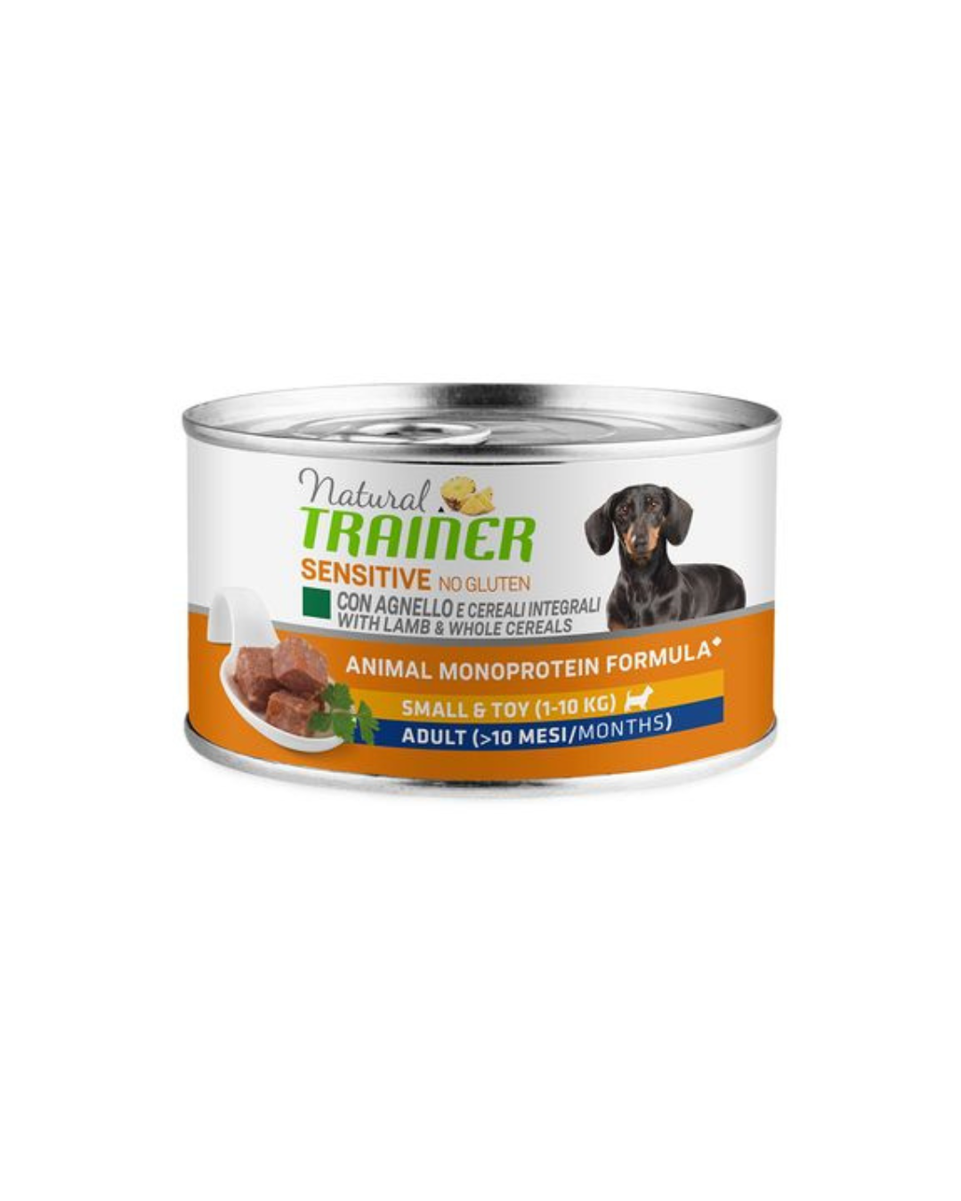 Natural Trainer - Adult Small &amp; Toy Maintenance - Lamb and Whole Grains 150gr