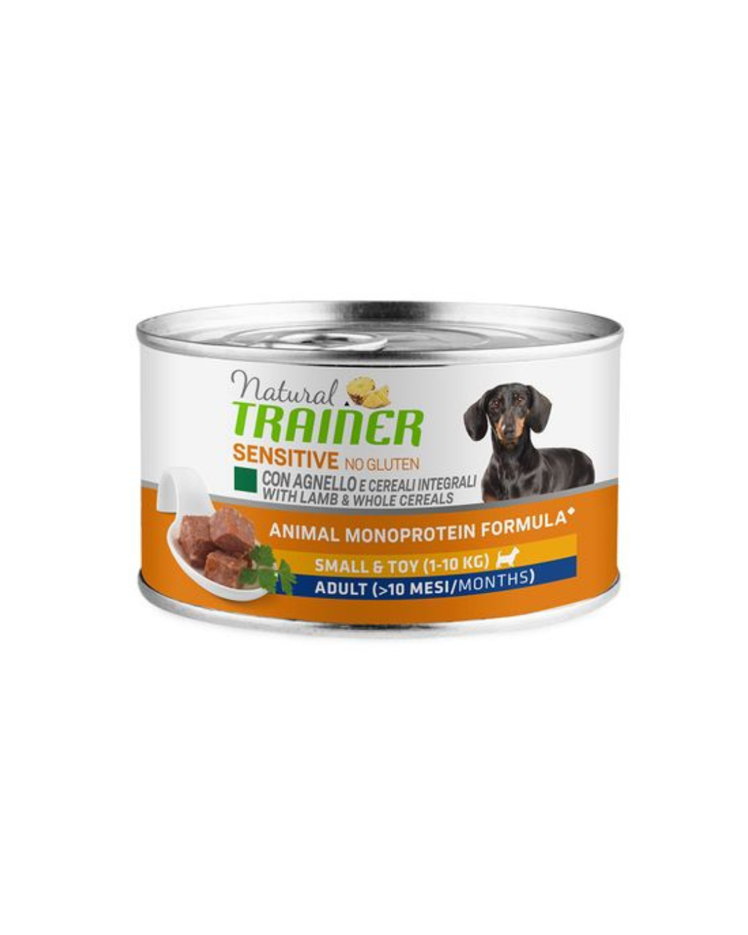 Natural Trainer - Adult Small & Toy Mantenimento - Agnello e Cereali Integrali 150gr