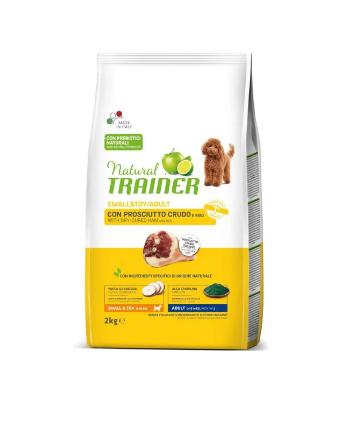 Natural Trainer - Adult Small & Toy con Prosciutto Crudo 2kg