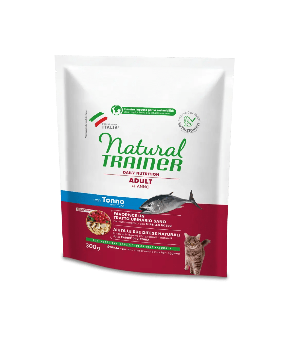 Natural Trainer - Gatto Adulto Mantenimento - Tonno 300gr