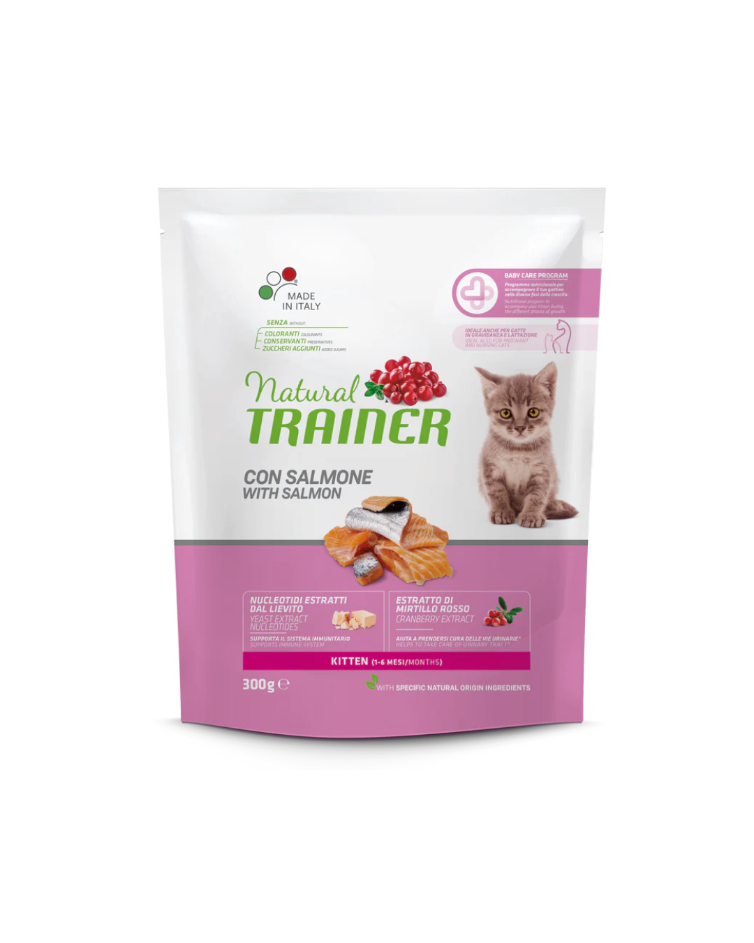 Natural Trainer - Kitten Maintenance - Salmon 300gr