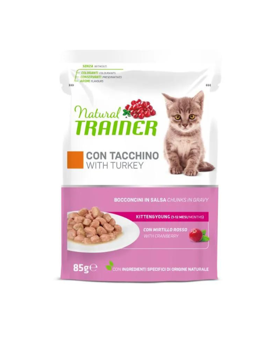 Natural Trainer - Kitten Maintenance - Turkey 85gr