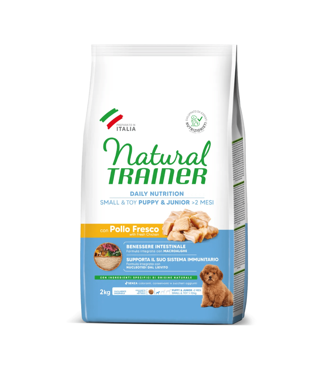 Natural Trainer - Puppy Small & Toy - Pollo e Riso 2kg