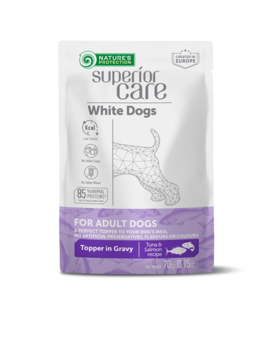 Nature's Protection - Pouch White Dog All Breeds Tonno e Salmone 70gr