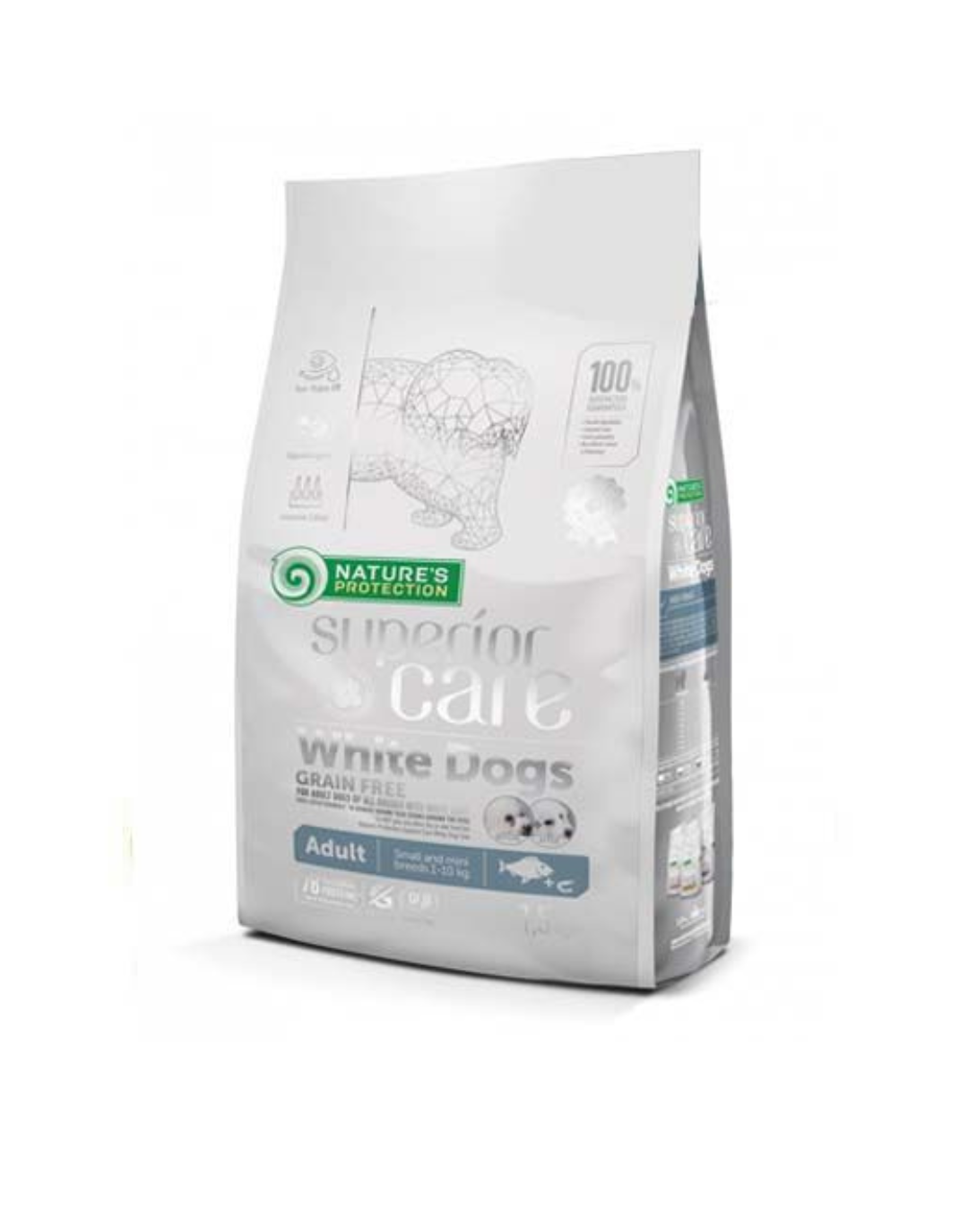 Nature's Protection - Superior Care White Dog Grain Free - Adult Small Breed - Pesce Bianco 10kg
