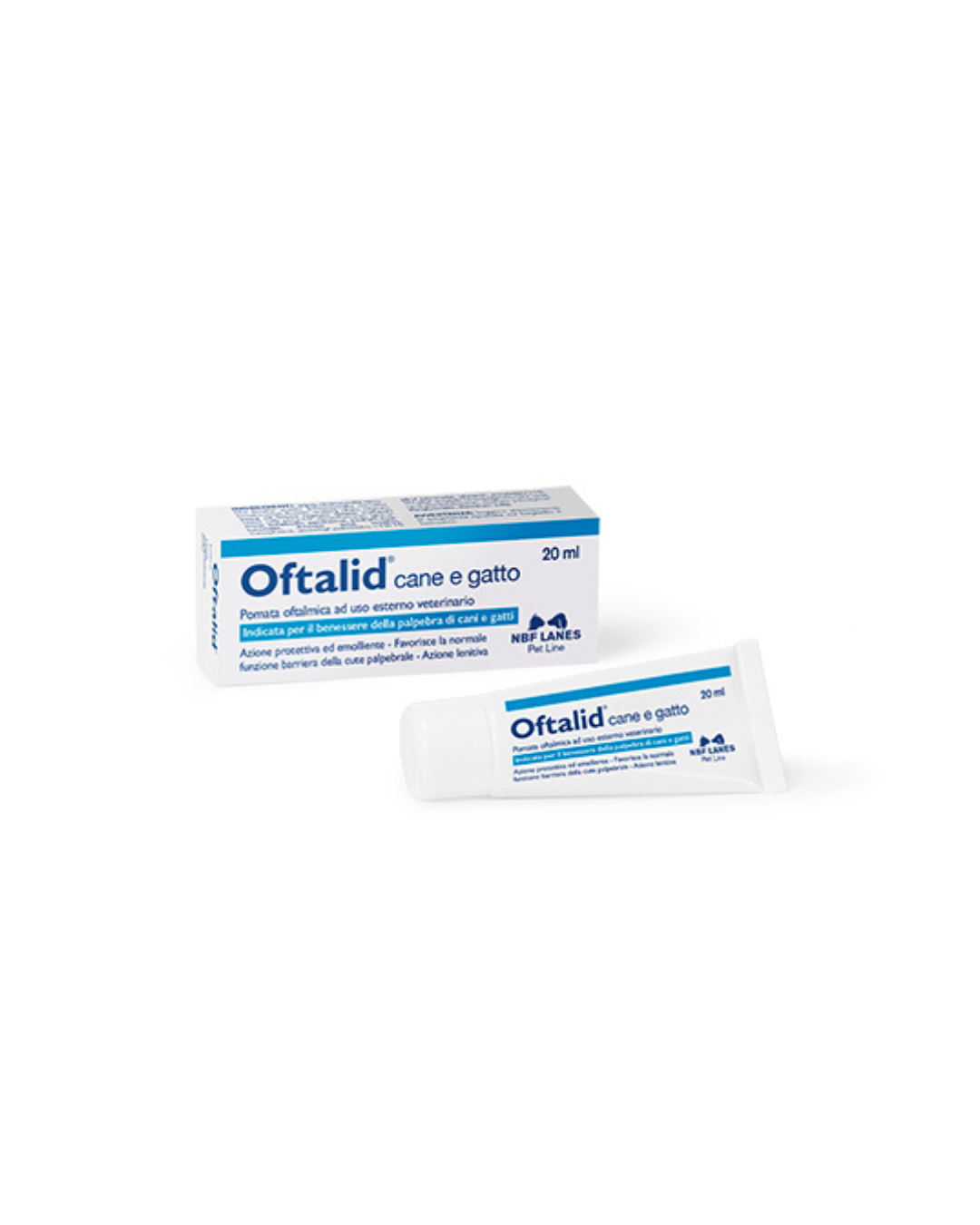 Nbf Lanes - Oftalid Dog and Cat - Ointment 20 ml 