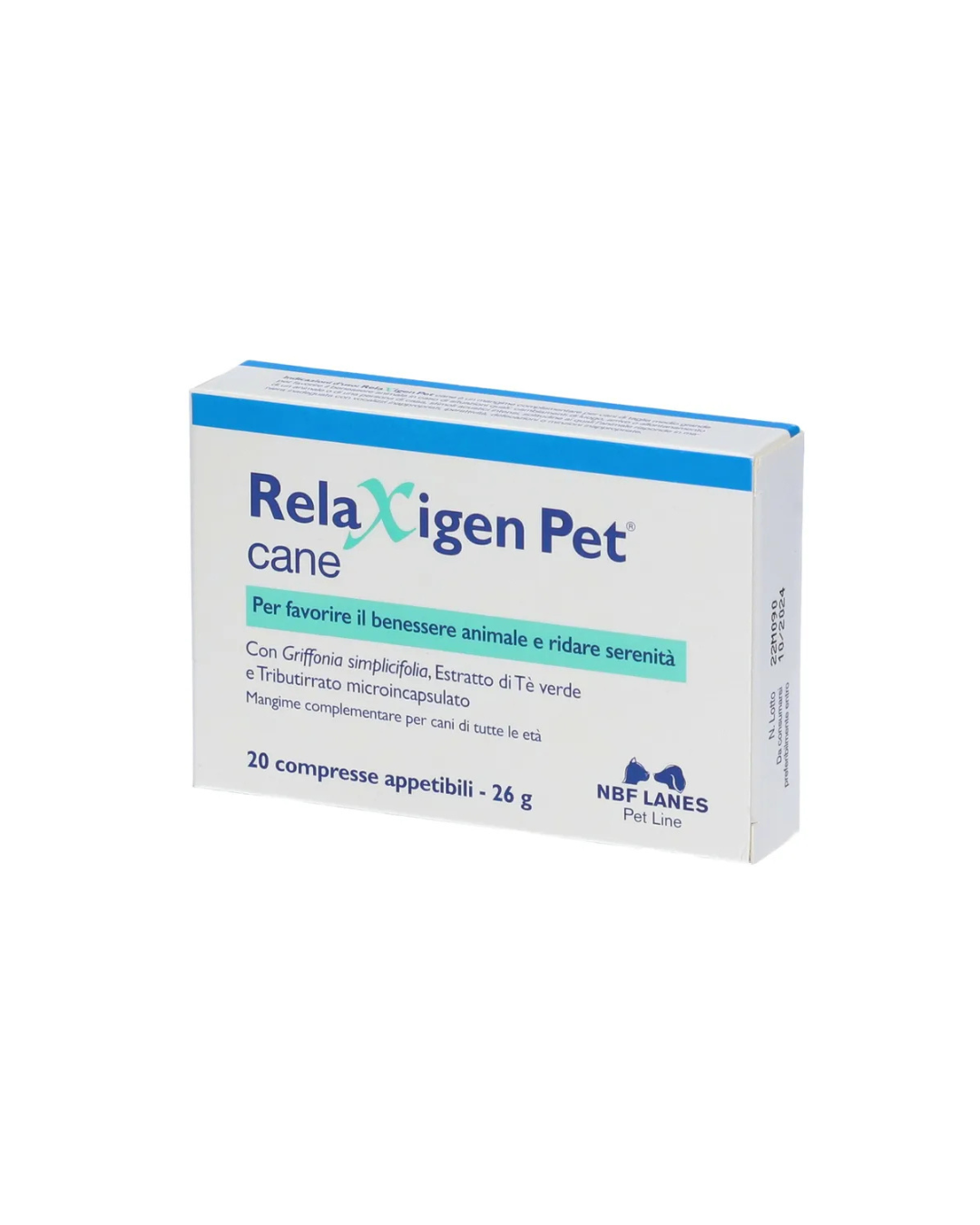 Nbf Lanes - Relaxigen Pet per Cane - 20 Compresse Appetibili