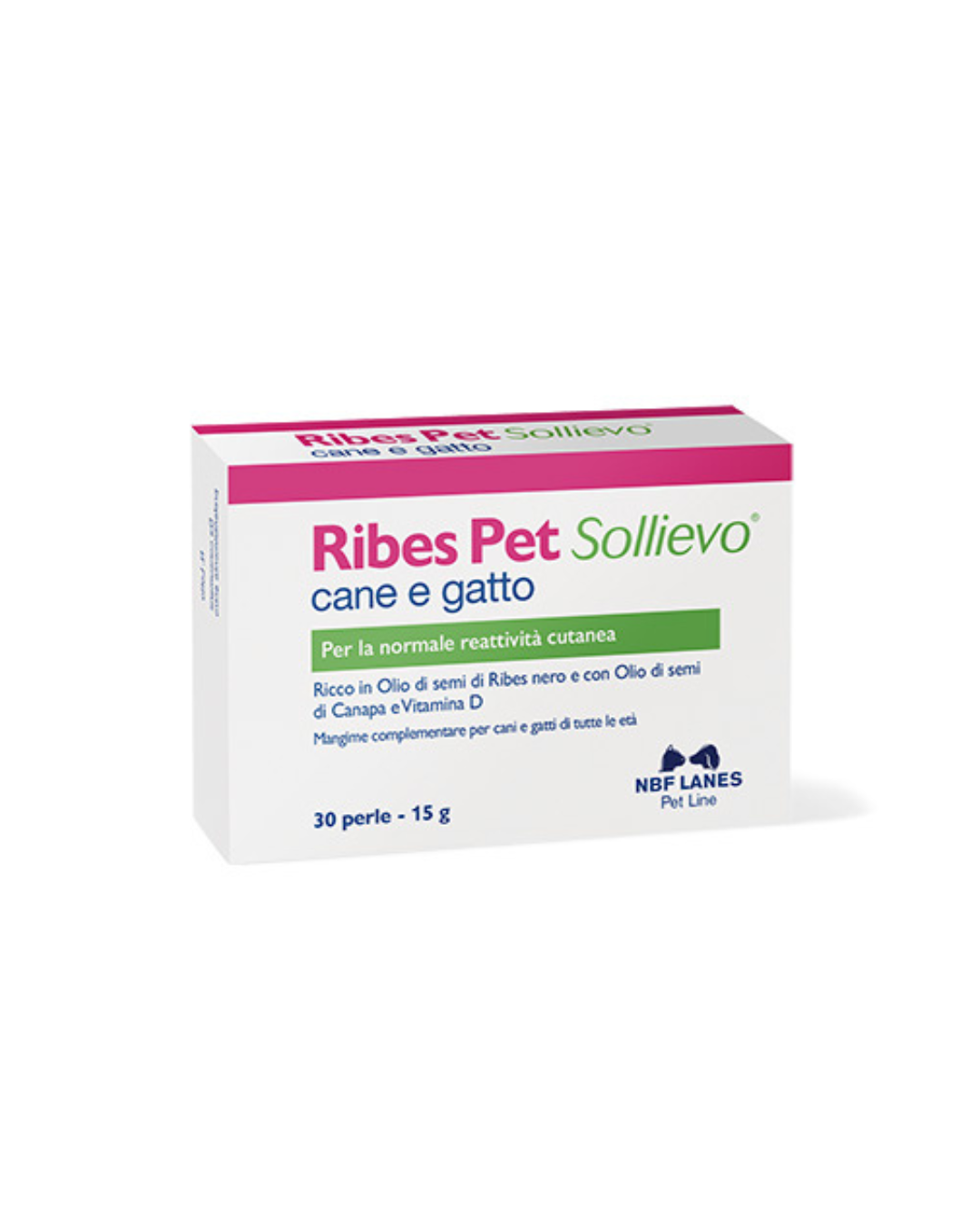 Nbf Lanes - Ribes Pet Sollievo Cane  e Gatto - 30 perle