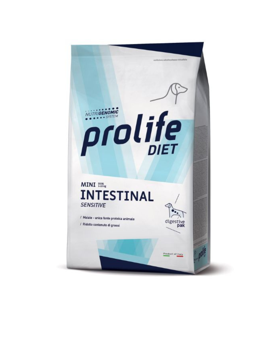 Prolife Diet - Dog Intestinal Sensitive Taglia Mini - Maiale 500 gr