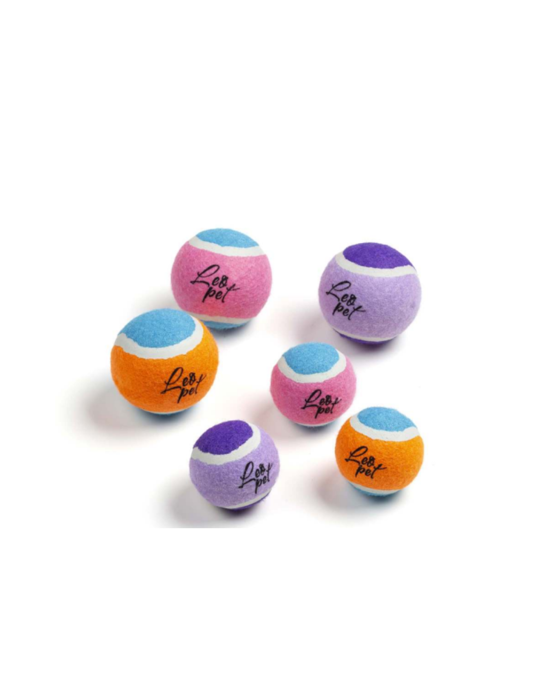 Leopet - Set of 3 Colored Tennis Balls - Ø5 cm