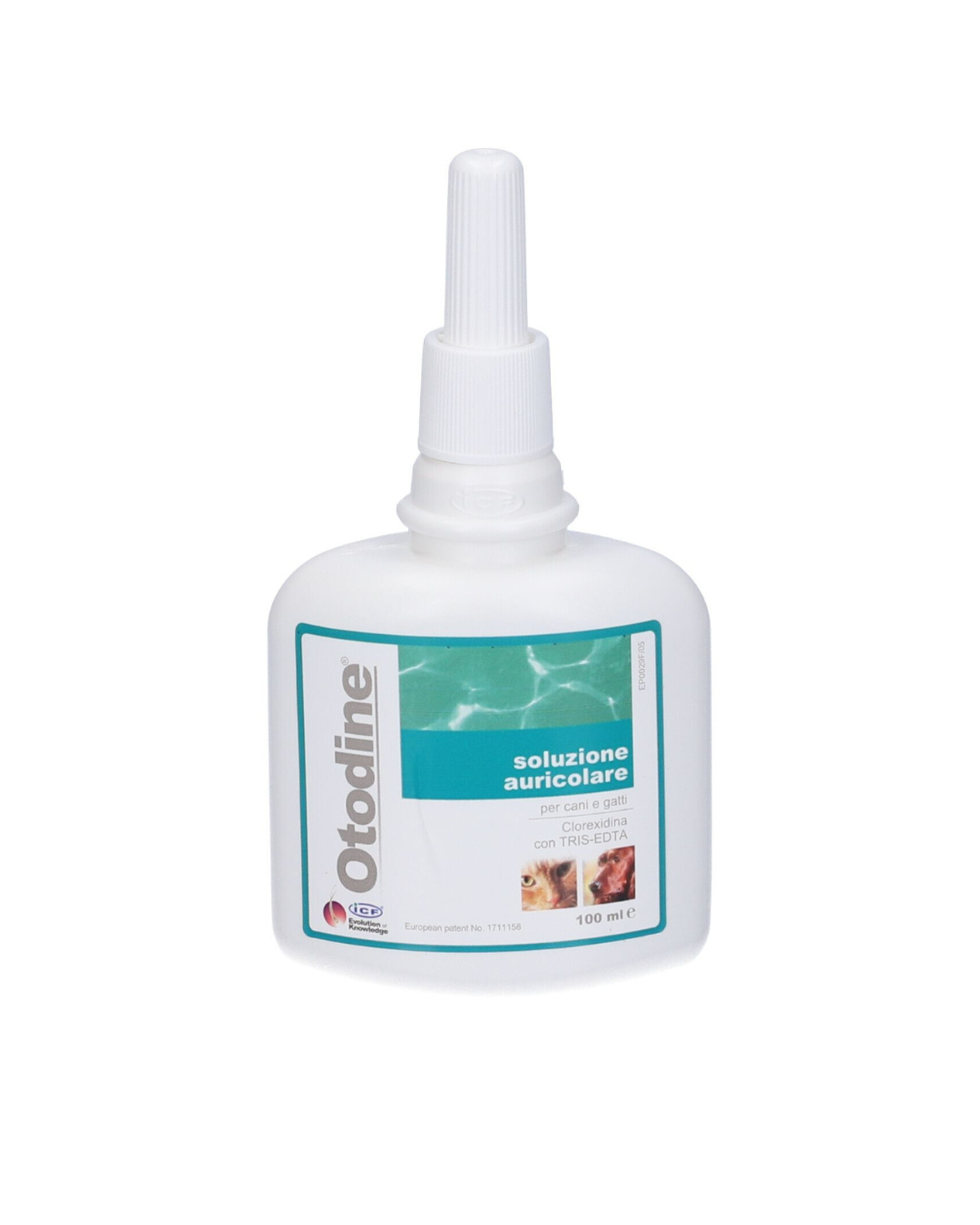 ICF - Otodine 100ml - Soluzione Auricolare con Clorexidina TRIS-EDTA - Per Cani e Gatti