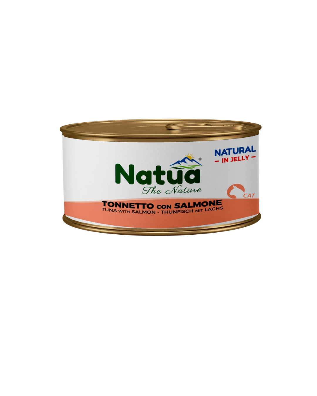Natua Cat Natural in Broth- Tonno con Salmone 150 g