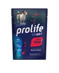Prolife - Adult Mini Dog Smart - Manzo e Riso - Umido in Bustina 100 gr