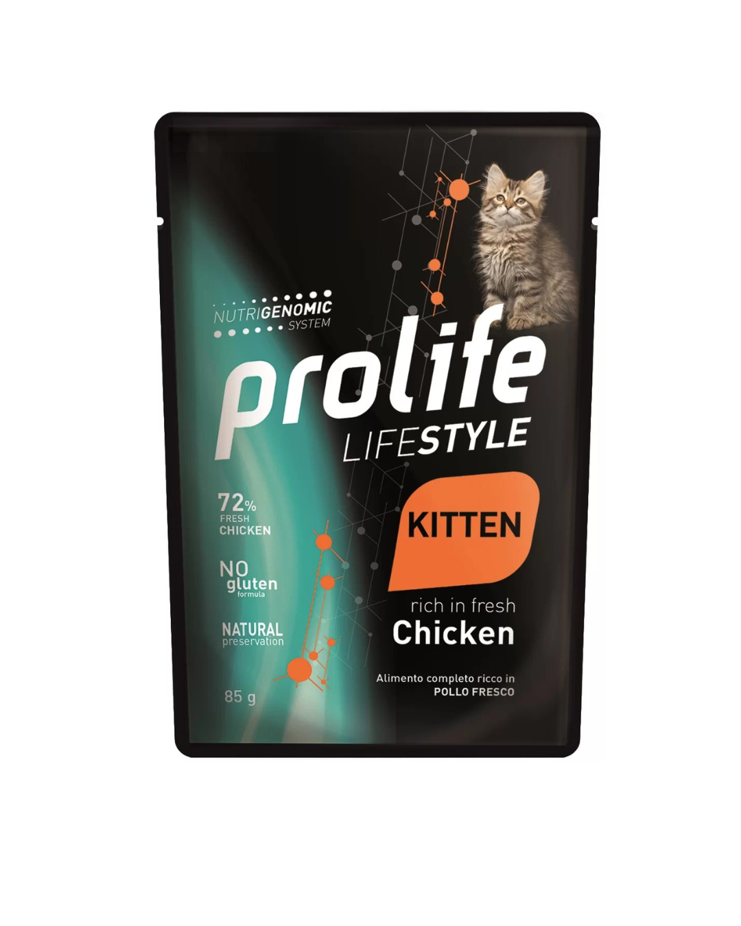 Prolife - Cat Kitten Umido Busta Pollo 85gr