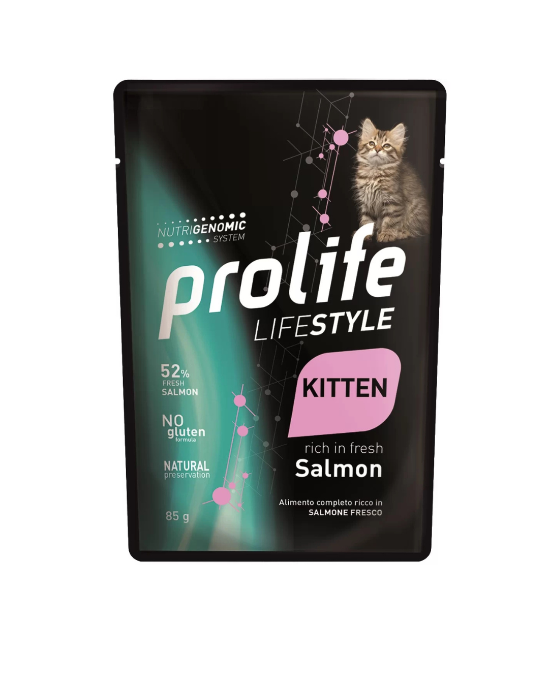 Prolife - Cat Umido Kitten Busta Salmone 85gr