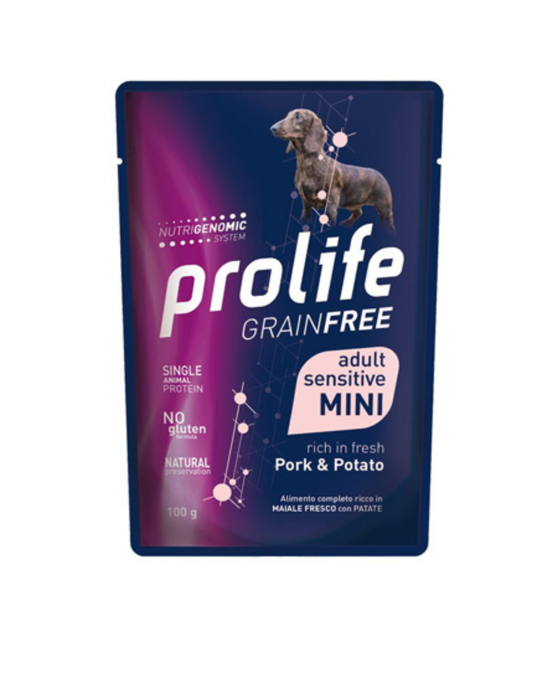 Prolife - Dog Maiale e Patate Umido in Bustina  100g