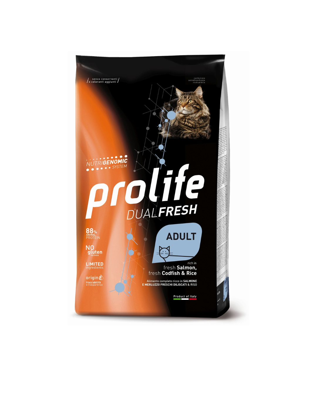 Prolife - Dual Fresh Cat Adult - Salmon Cod and Rice 1.5kg