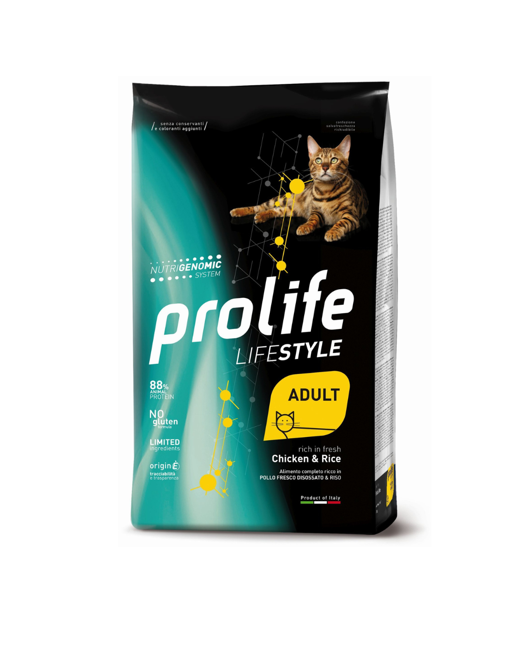 Prolife - Lifestyle Gatto Adult - Pollo e Riso 1,5kg