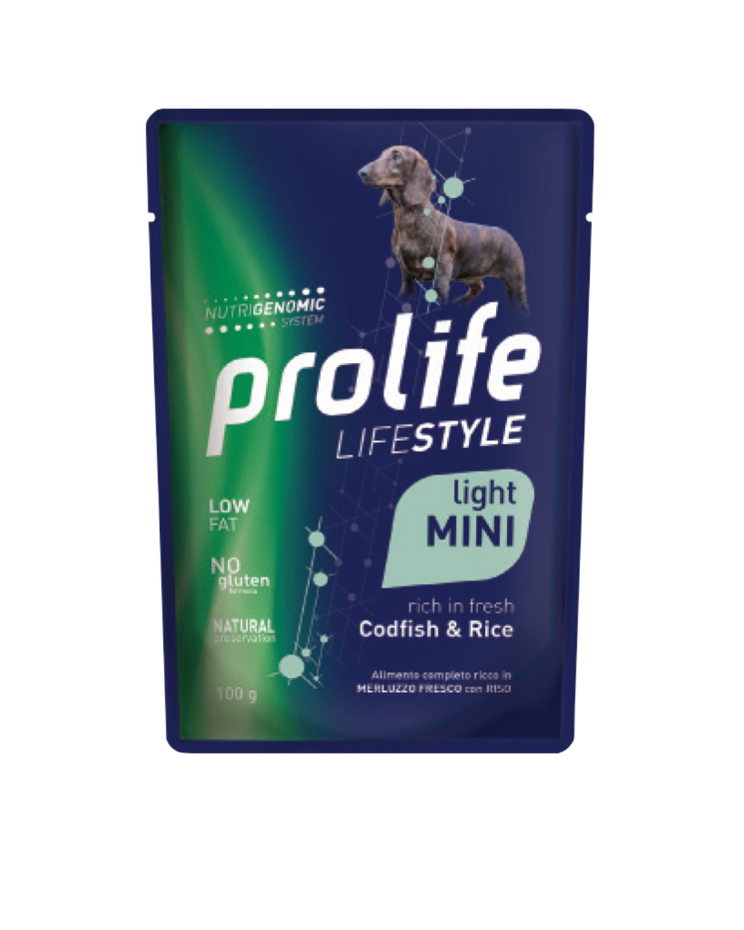 Prolife - Light Mini Dog Life Style - Merluzzo e Riso 100 gr