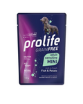 Prolife - Sensitive Grain Free Adult Mini Pesce e Patate  - Umido in Bustina 100 gr