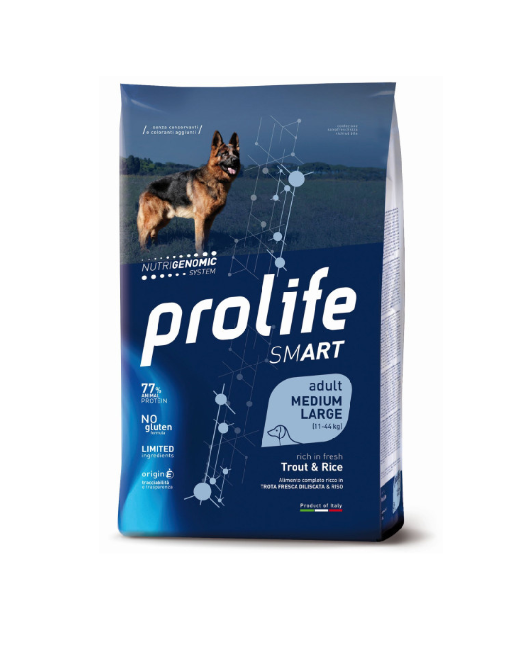 Prolife - Smart - Dog Adult Medium / Large Breed - Trota e Riso 12kg