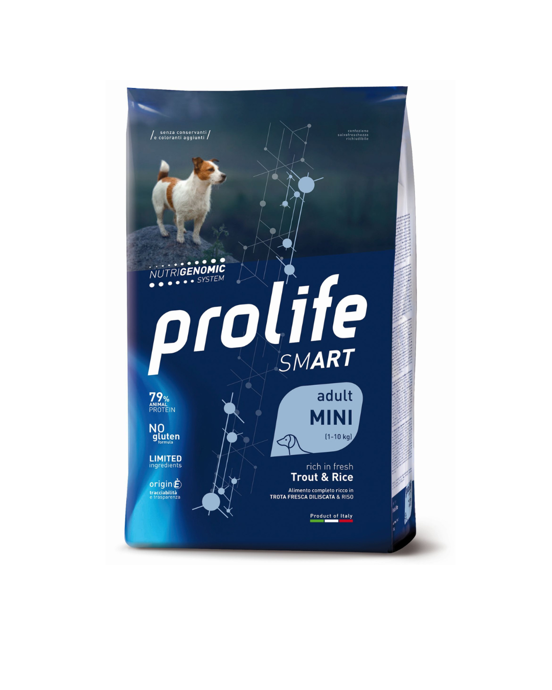 Prolife - Smart Cane Adult Mini - Trota e Riso 600 g
