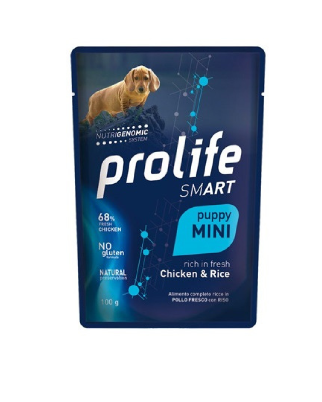 Prolife - Smart Dog Puppy - Pollo e Riso - Umido in Bustina 100 gr