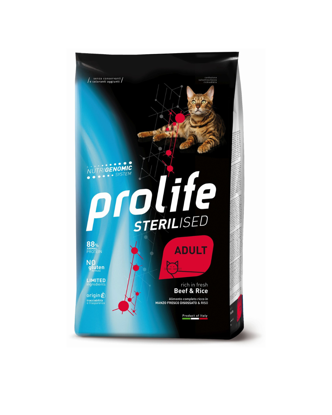 Prolife - Sterilizzato Gatto Adult - Manzo e Riso 400 gr
