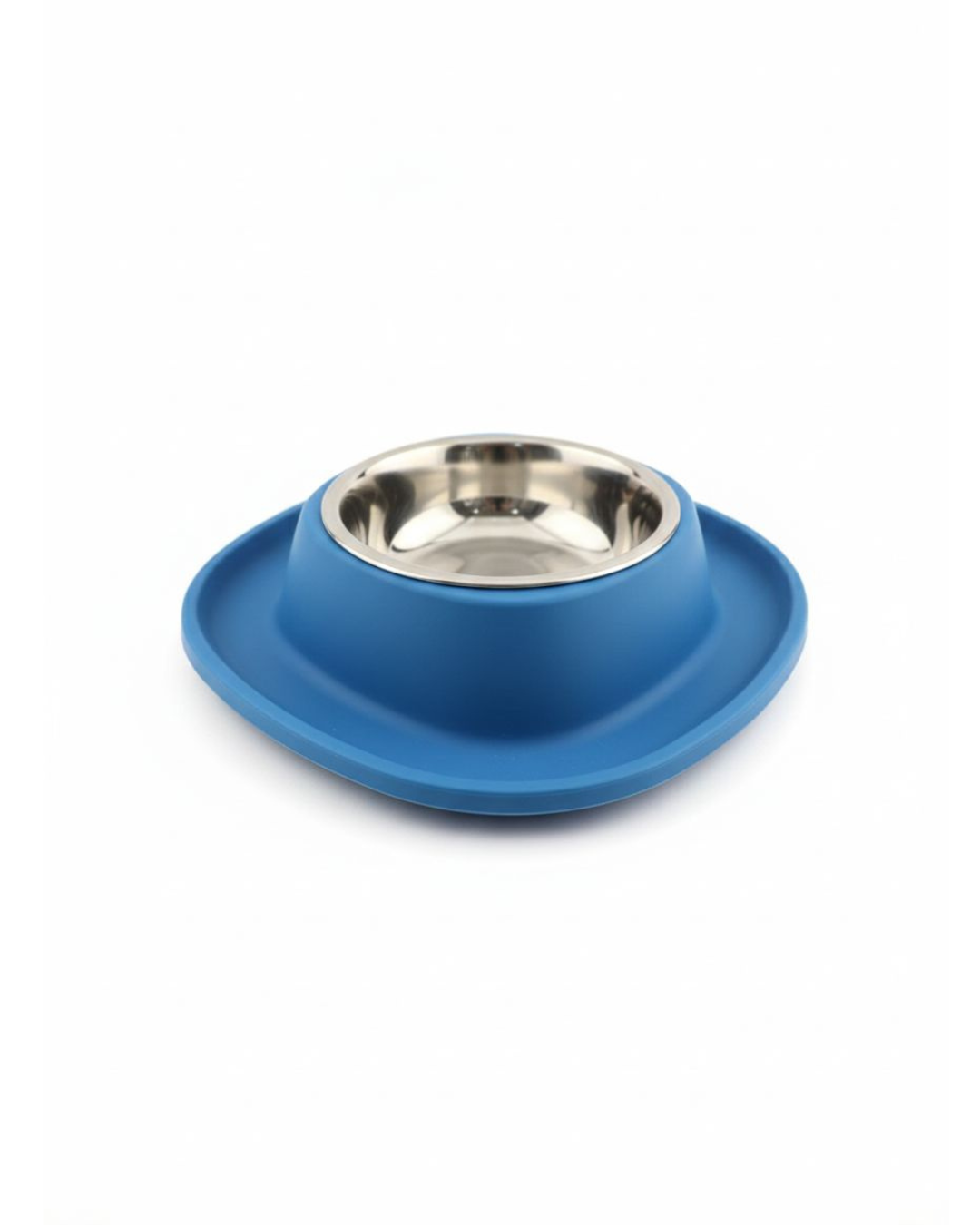 Record - Ciotola in Silicone e Acciaio Inox Azzurra