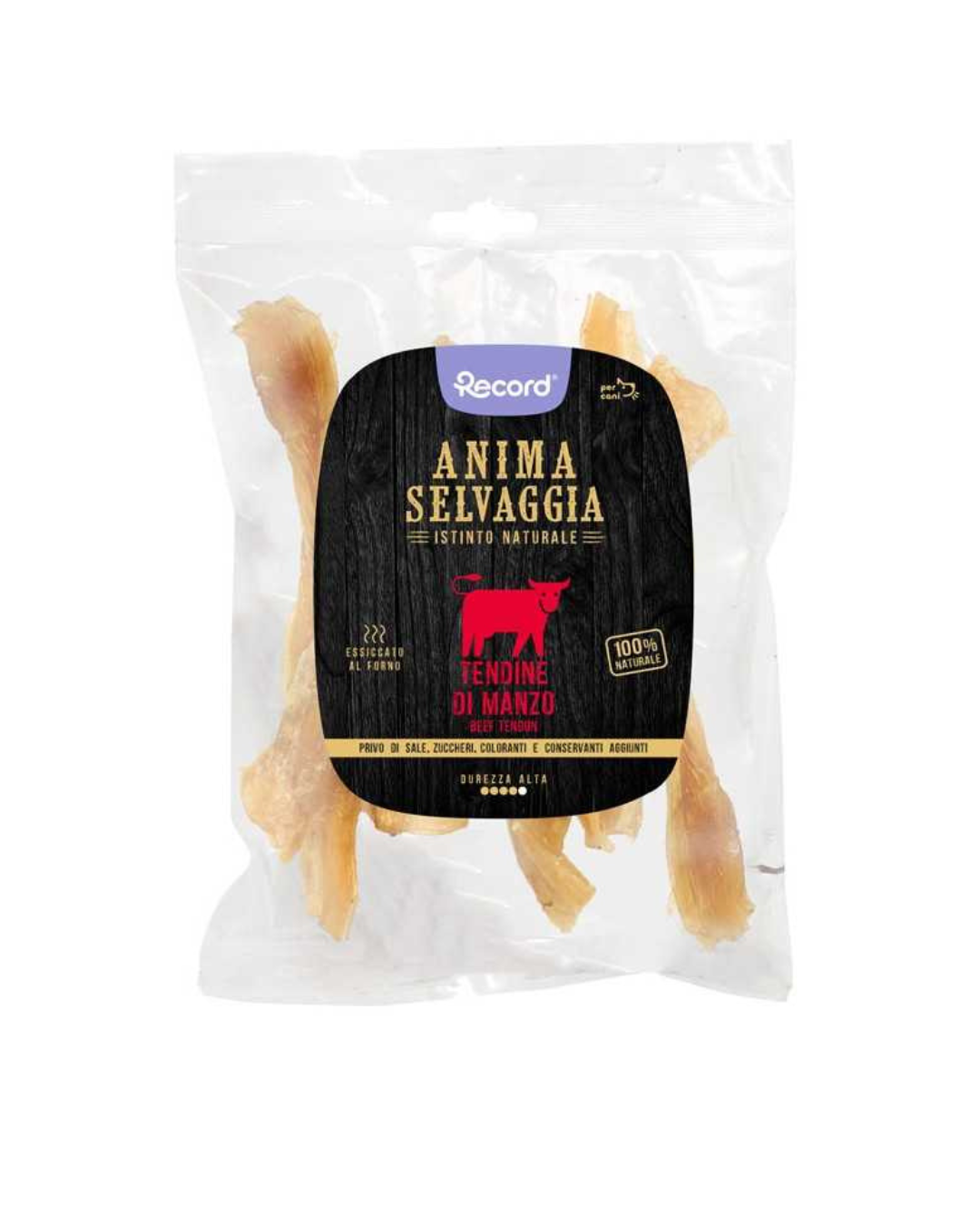 Record Anima Selvaggia Tendine di Manzo per Cani 50gr