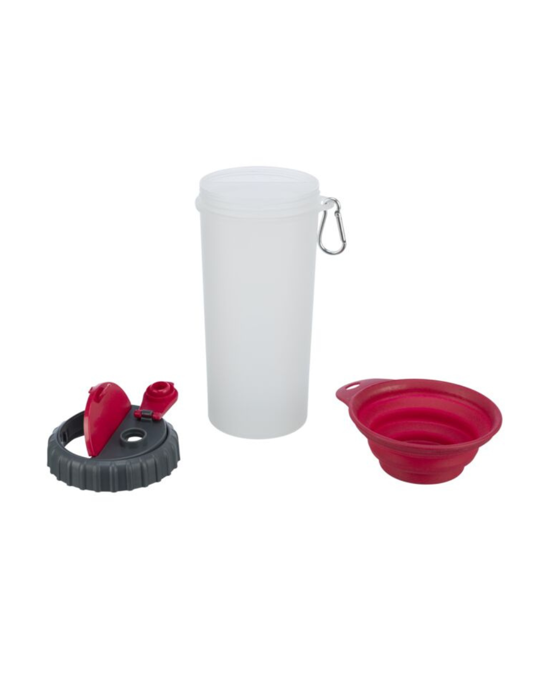 Trixie - Borraccia Contenitore per Cibo e Acqua - Misura 2x0,35lt 11x23 cm