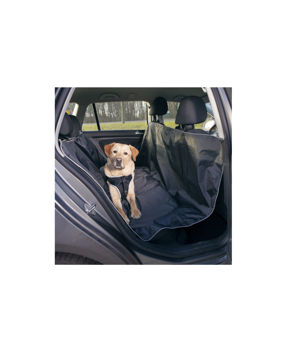 Trixie - Coprisedili per Auto Universale- 1,45x1,60cm - Nero