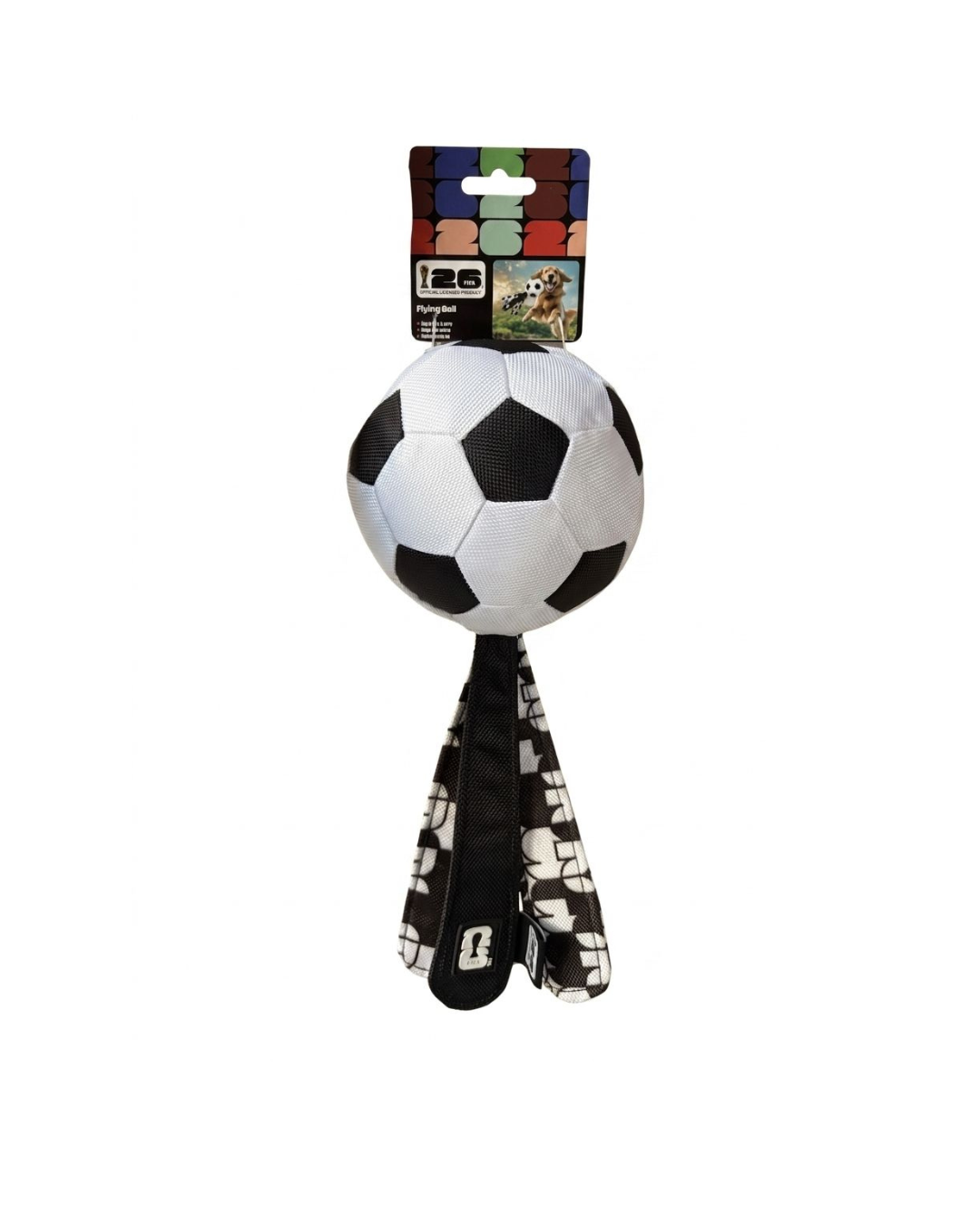 Trixie - Fifa 2026 Palla da Lancio Nera 30cm