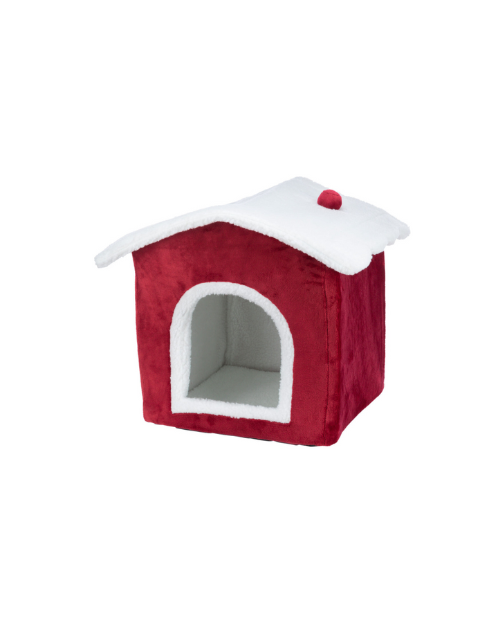 Trixie - Igloo Natalizio Nevio, Con Cuscino Sfoderabile - 35x45 x38cm