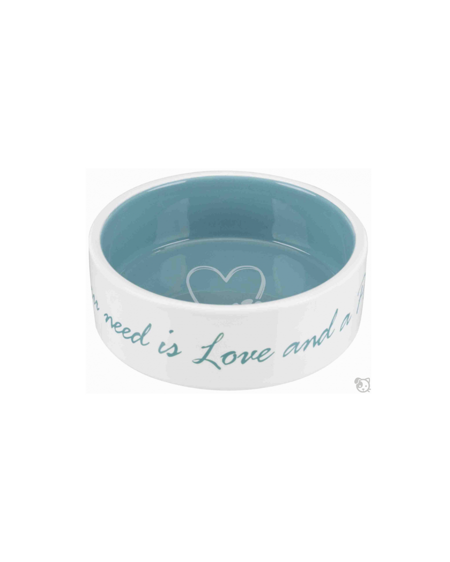 Ciotola In Ceramica Per Cani TRIXIE Pets Home - 300ml, Diametro 12cm, Design Stabile - Foto 4