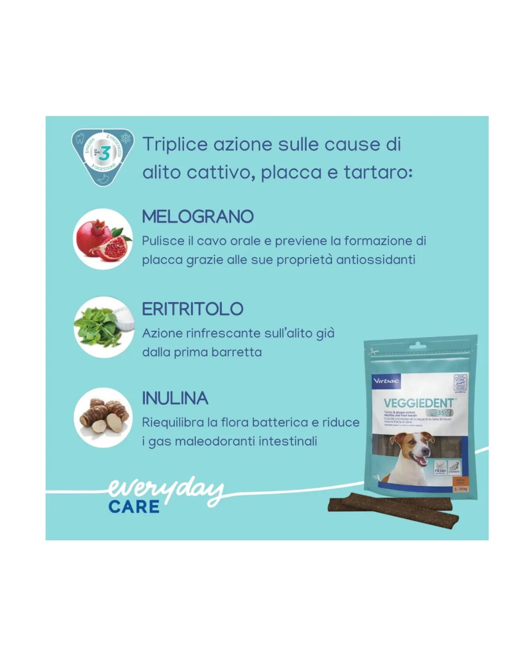 Virbac - Veggiedent Fresh M 10-30kg