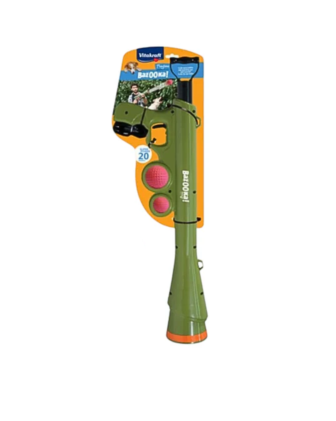 Vitakraft - Bazooka Fucile Spara Palline Per Cani