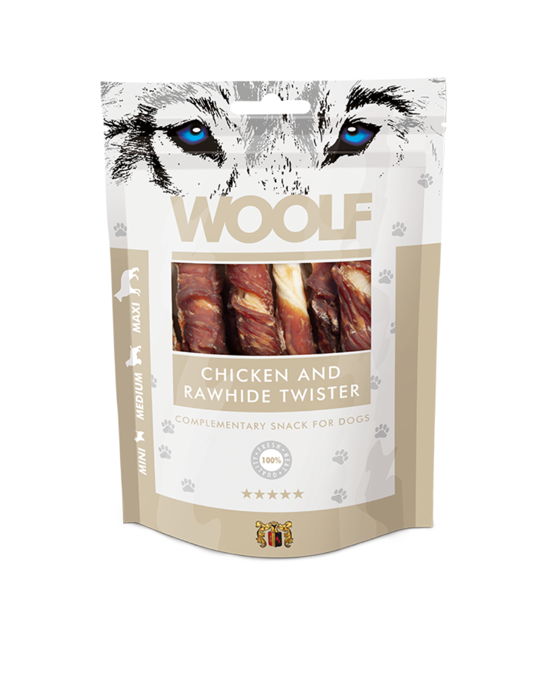 Woolf - Rotolini di Pollo con Pelle Grigliata - 100 gr