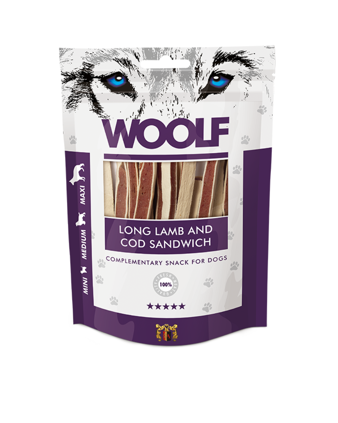 Woolf - Sandwich Lungo di Agnello e Merluzzo - 100 gr