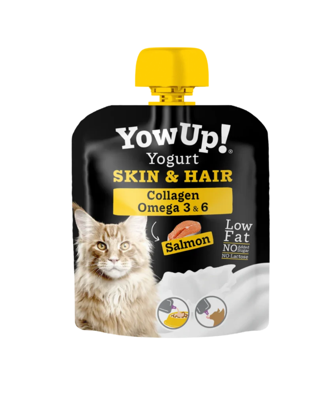 YowUp - Yogurt Gatto Skin&Hair Gusto Salmone 85gr