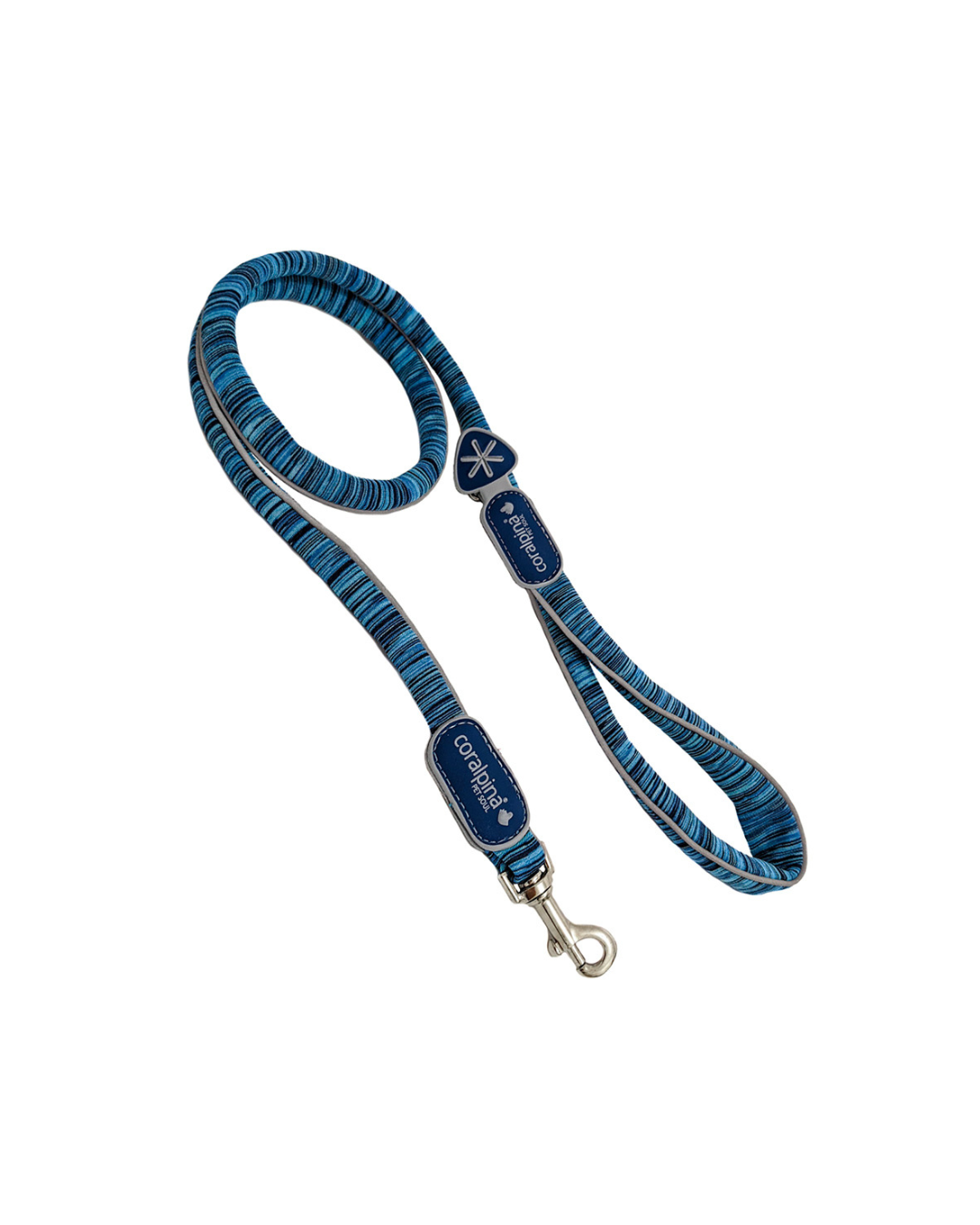 Coralpina - Guinzaglio Cinquetorri Powermix - Blu Melange 1/3