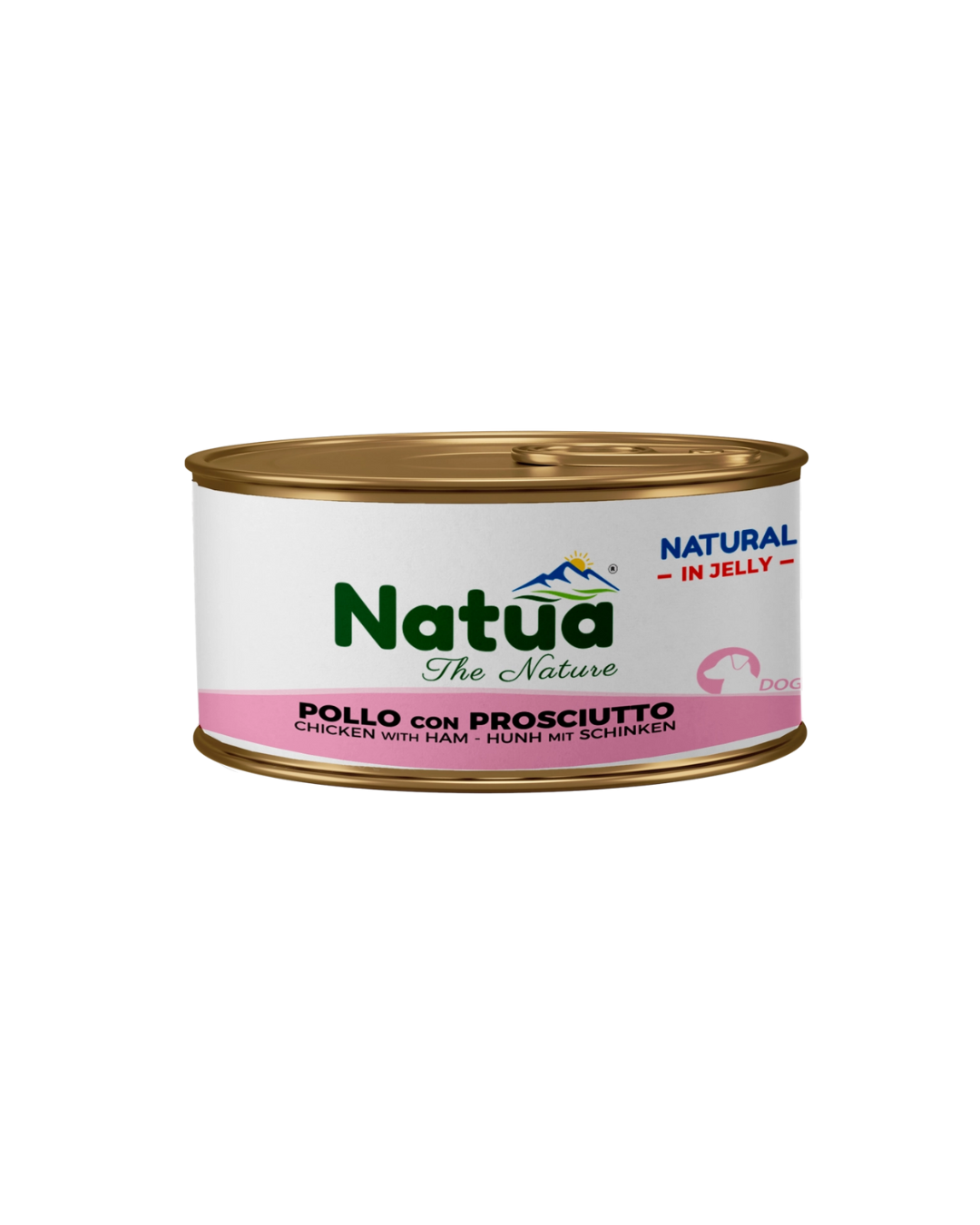 Natua dog - Natura in Jelly - Pollo e Prosciutto - 85 gr